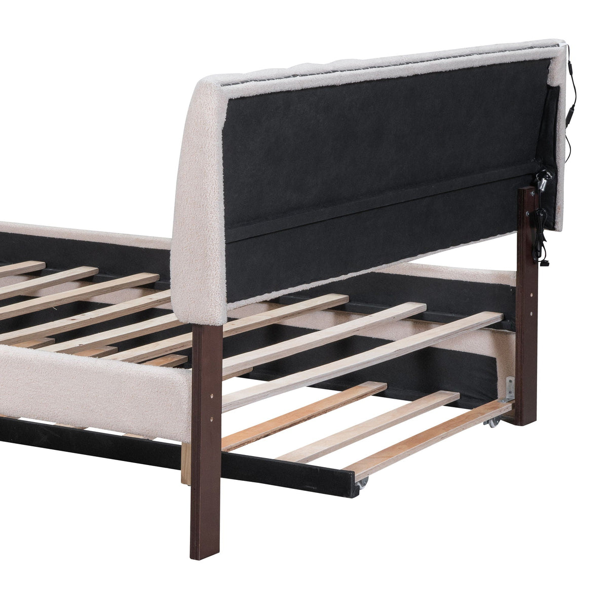 Upholstered Platform Bed With Trundle, photo 22 of 40