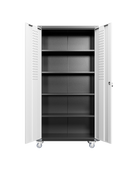 Garage Storage Cabinets with Locking Doors and 4 Adjustable Shelves