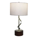Nightstand Desk Lamp With Twisted Base - White by HouseOfZazla