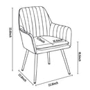 Modern Mid Back Dining Chairs by HouseOfZazla