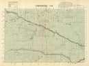 Vintage Map of Cheyenne County, Nebraska 1885