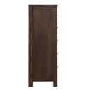5 Drawer Chest, 1 Piece - Brown by HouseOfZazla