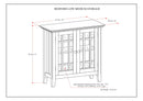 Bedford - Low Storage Media Cabinet - Farmhouse Gray by HouseOfZazla