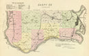 Vintage Map of Sarpy County, Nebraska 1885