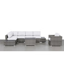 Stylish Entertainment Sectional Set, Outdoor Living
