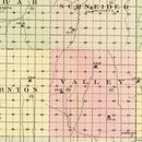 Vintage Map of Buffalo County, Nebraska 1885