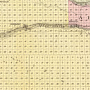 Vintage Map of Keith County, Nebraska 1885