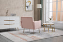 Accent Chair, leisure single sofa with Rose Golden feet
