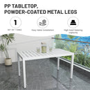 4 Piece Set Of Modern Color Block Designed Single Chairs With Long Table by HouseOfZazla