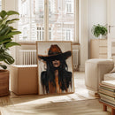 Midnight Dust – Western Cowgirl Wall Art