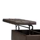 Harrison - Upholstered Coffee Table Storage Ottoman by Unique Piece Furniture