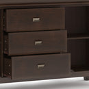 Artisan - Large Sideboard Buffet - Dark Chestnut Brown by HouseOfZazla