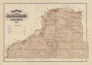Vintage Map of Scott County, Minnesota 1874