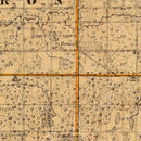 Vintage Map of Le Sueur County, Minnesota 1874