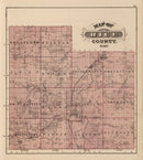 Vintage Map of Rice County, Minnesota 1874