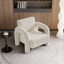 Modern Velvet Fabric Accent Chair