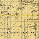Vintage Map of Goodhue County, Minnesota 1874