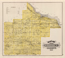 Vintage Map of Goodhue County, Minnesota 1874