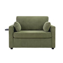 Sleeper Sofa With Foldable Mattress, USB Ports, Side Table & Storage Pocket by Unique Piece Furniture