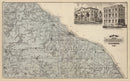 Vintage Map of Winona County, Minnesota 1874