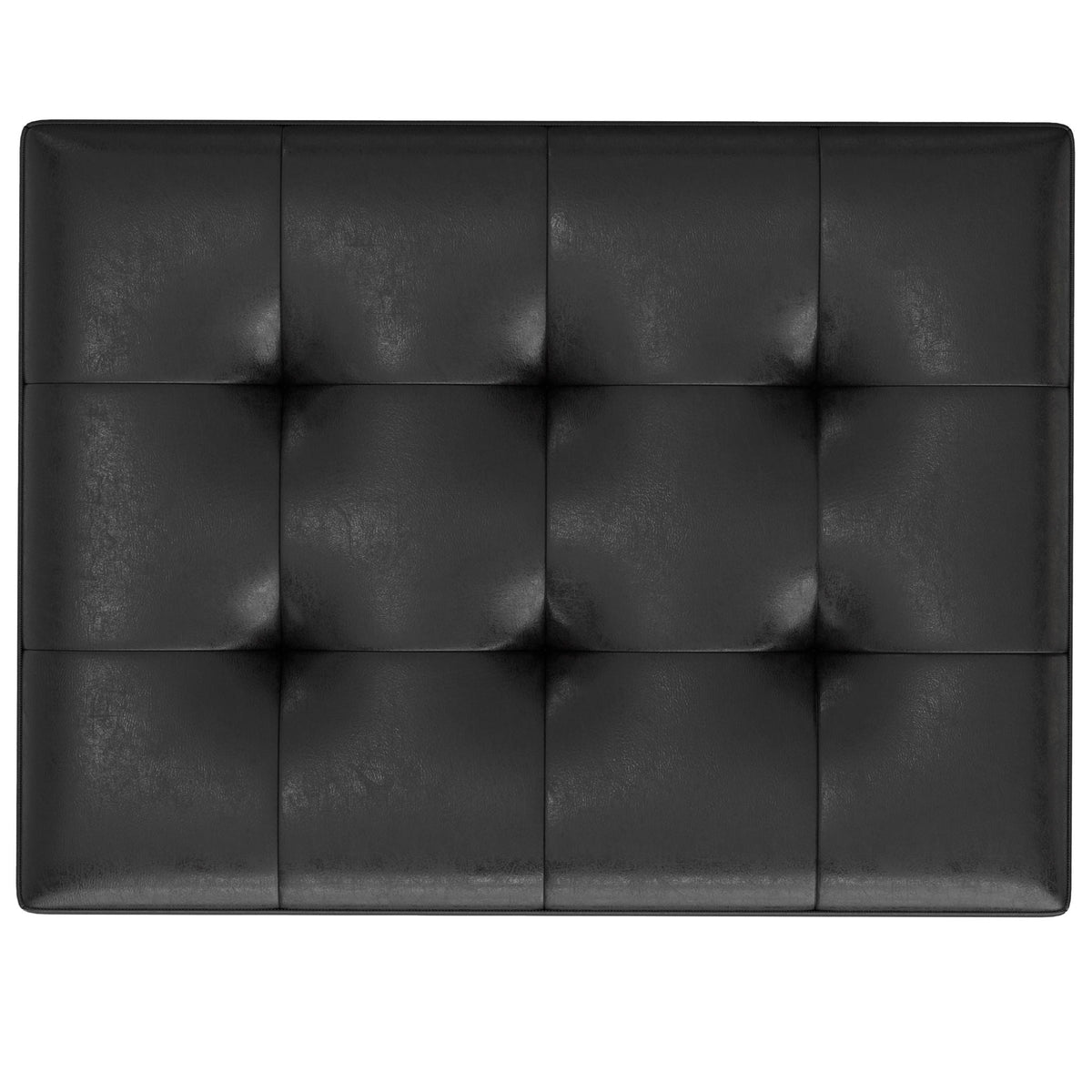 Shay - Large Square Coffee Table Storage Ottoman Mid-Century Style, photo 27 of 40