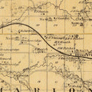 Vintage Map of Olmsted County, Minnesota 1874