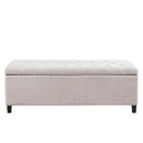 Elegant Design Tufted Top, Soft Close Storage Bench by Unique Piece Furniture