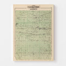 Vintage Map of Dodge County, Minnesota 1874