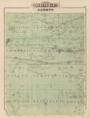 Vintage Map of Dodge County, Minnesota 1874
