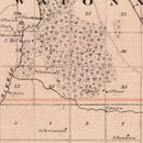 Vintage Map of Steele County, Minnesota 1874