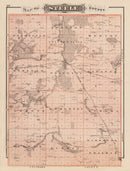 Vintage Map of Steele County, Minnesota 1874