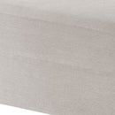 Candor - Ottoman Upholstered Footrest - Beige / Gray