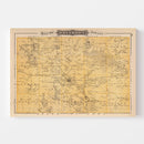 Vintage Map of Freeborn County, Minnesota 1874
