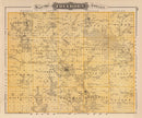 Vintage Map of Freeborn County, Minnesota 1874