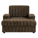 Oversized Chaise Lounge Indoor Rabbit Fur Sofa Bed With Storage Ottoman And Armrests Cup Holders With Deep Seat by HouseOfZazla