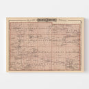Vintage Map of Mower County, Minnesota 1874