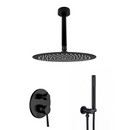 Matte Black Shower Head Set