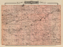 Vintage Map of Fillmore County, Minnesota 1874