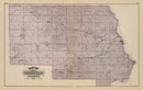 Vintage Map of Stearns County, Minnesota 1874