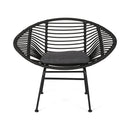 Cordella - Outdoor Woven Wicker Chairs With Cushions, (Set of 2)