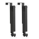 2Pcs Over The Door Hanger Hooks For Clothes Foldable Clothes Drying Rack For Laundry Coats Towels Portable Clothing Hanger Hook For 1.81In Thickness D