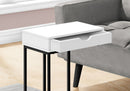 Accent Table, C-Shaped Contemporary & Modern Versatile Design by HouseOfZazla