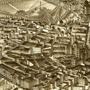 Vintage Map of Boston, Massachusetts 1880