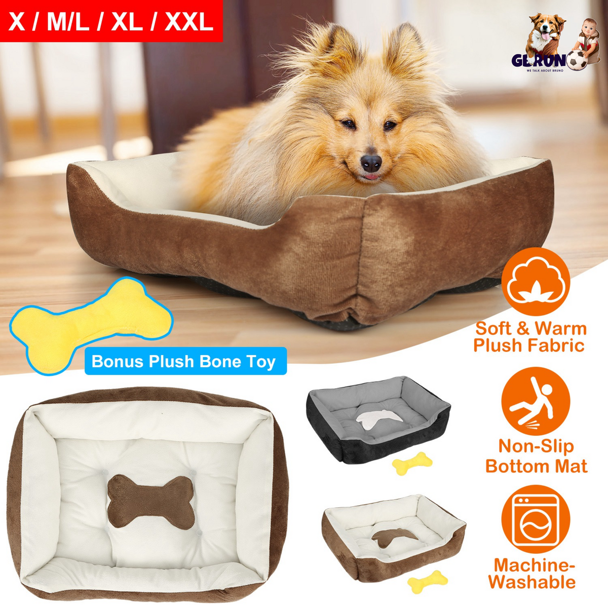 GBruno Pet Dog Bed, photo 3 of 8