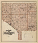 Vintage Map of Anoka County, Minnesota 1874