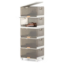 3/4/5/6-Cube Stackable Storage Bins with Detachable Wheels by LJGDeals