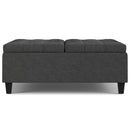 Harrison - Upholstered Coffee Table Storage Ottoman by Unique Piece Furniture