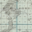 Vintage Map of Kandiyohi County, Minnesota 1874