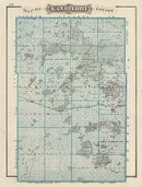 Vintage Map of Kandiyohi County, Minnesota 1874
