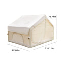 6.3m² Inflatable Camping Tent with Clear Skylight and 420D Oxford Waterproof Fabric by HouseOfZazla